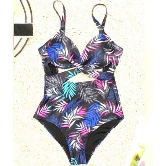 Tropical monokini one piece sz XXL - Picture 4 of 4